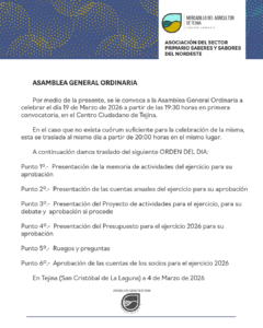 asamblea general mercadillo 2026
